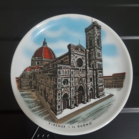 A Set of 3 Ceramic Italy's Landmarks  Coasters - Picture 3 of 5